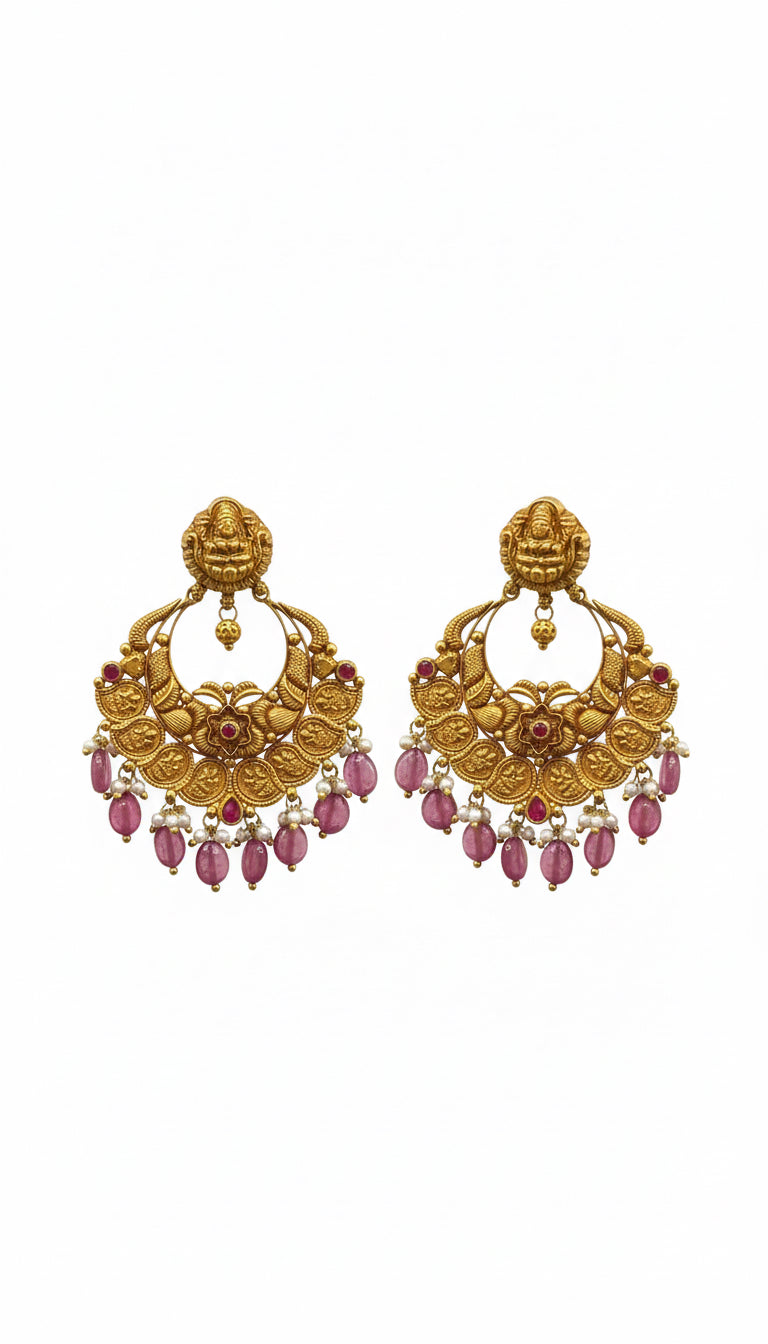 Goddess Motif Chandbali