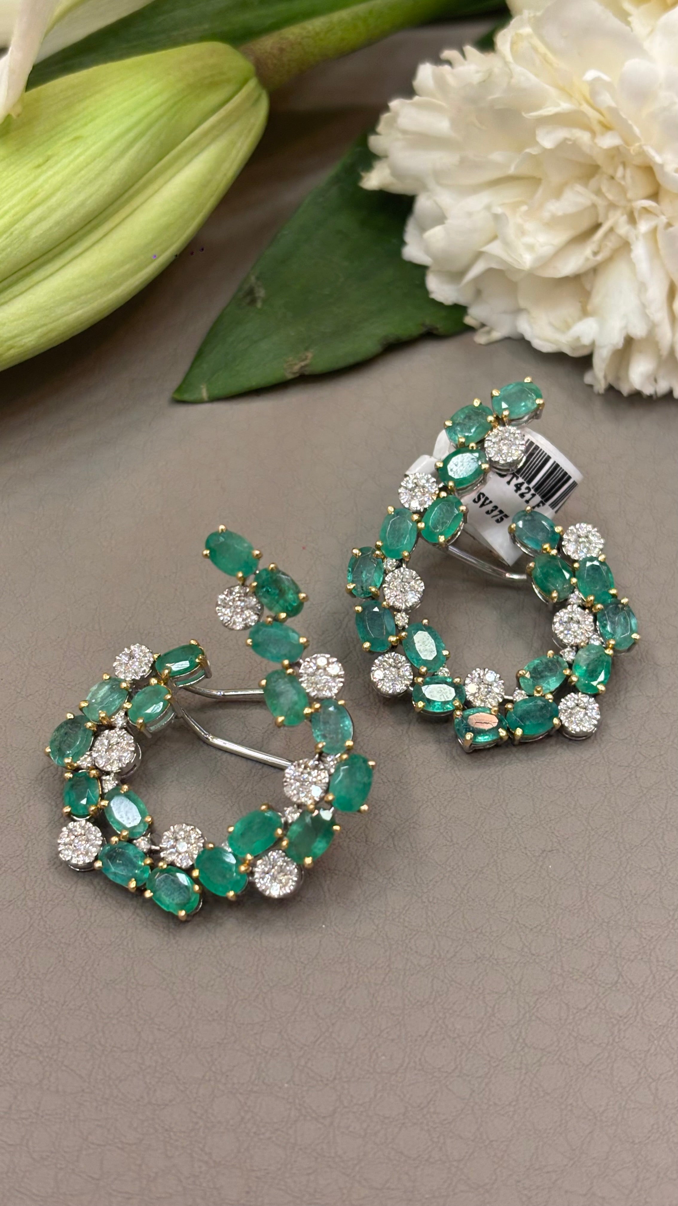 Emerald Embrace Earrings