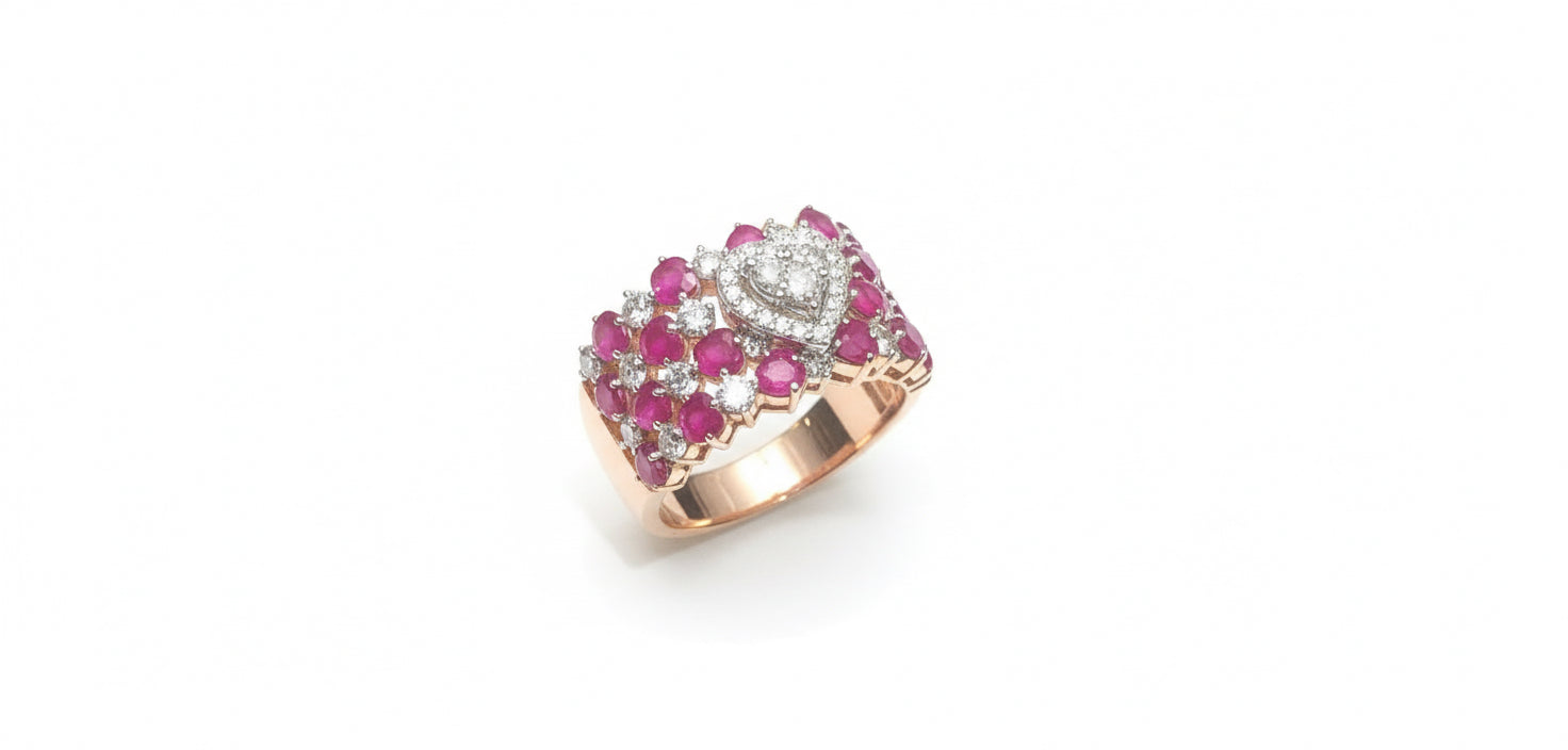 Ruby diamond Ring
