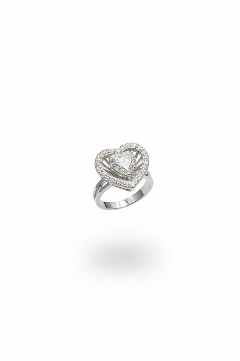 Heart Diamond Ring