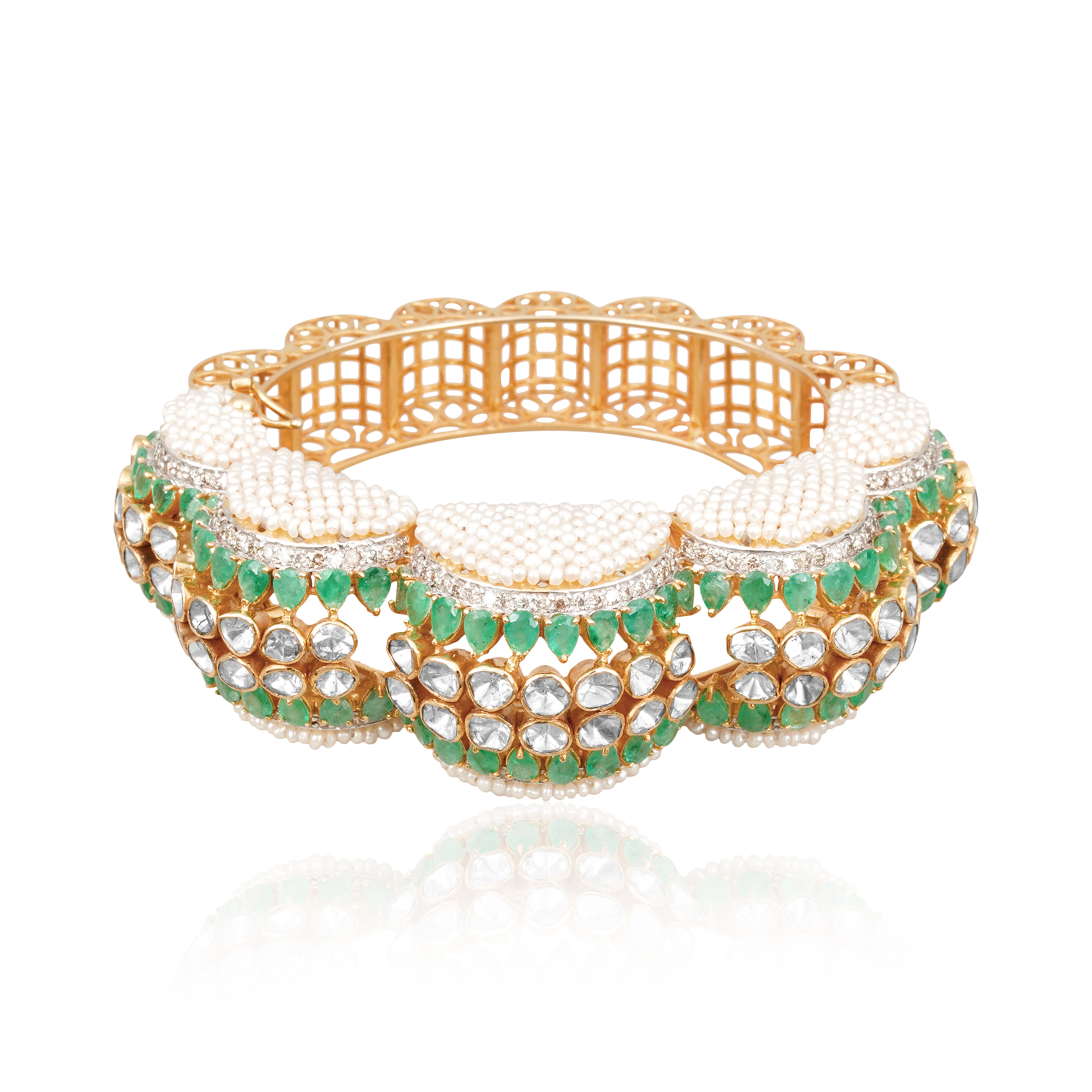 Imperial Harmony Polki Diamonds Bracelet