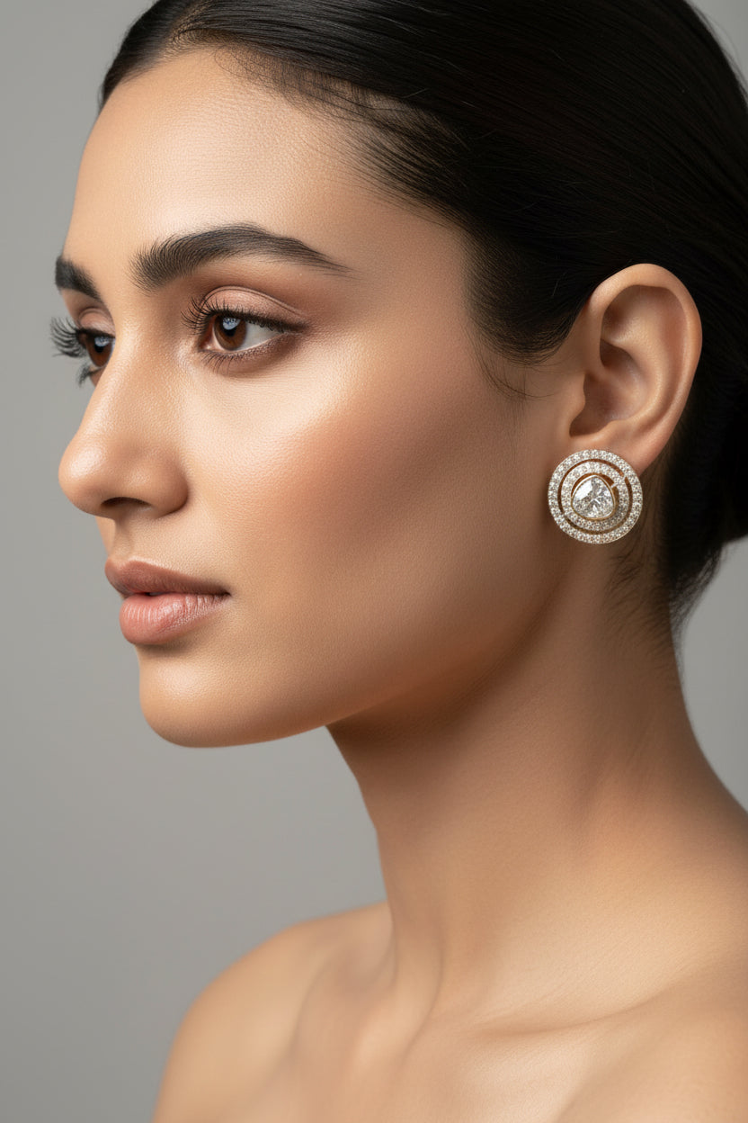 Polki Studs