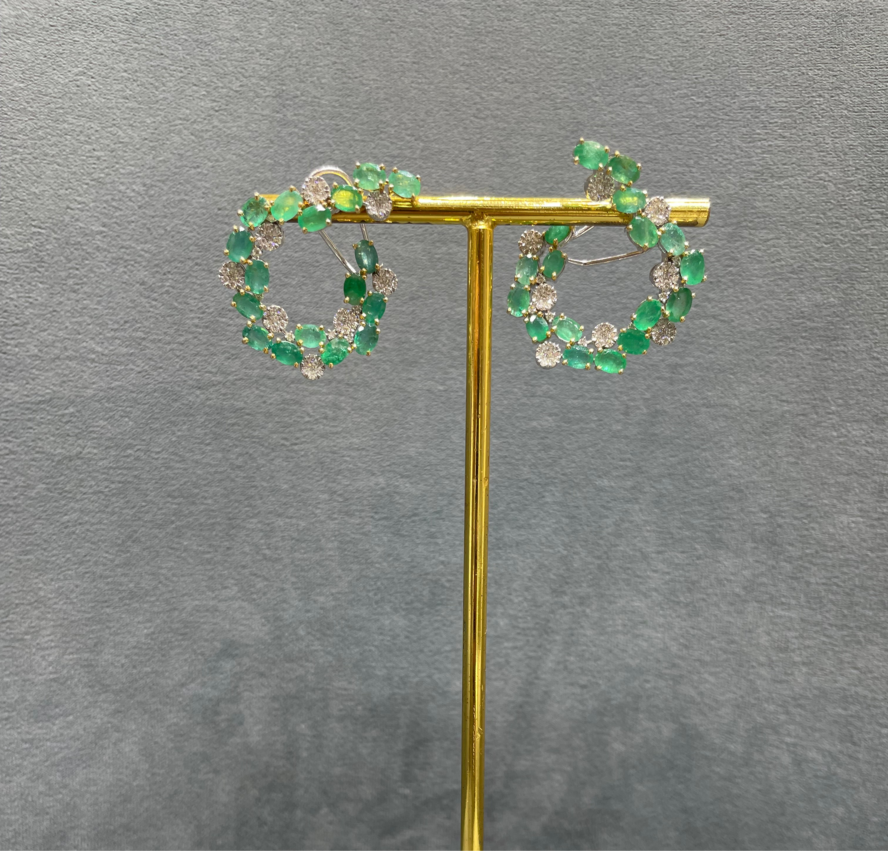 Emerald Embrace Earrings