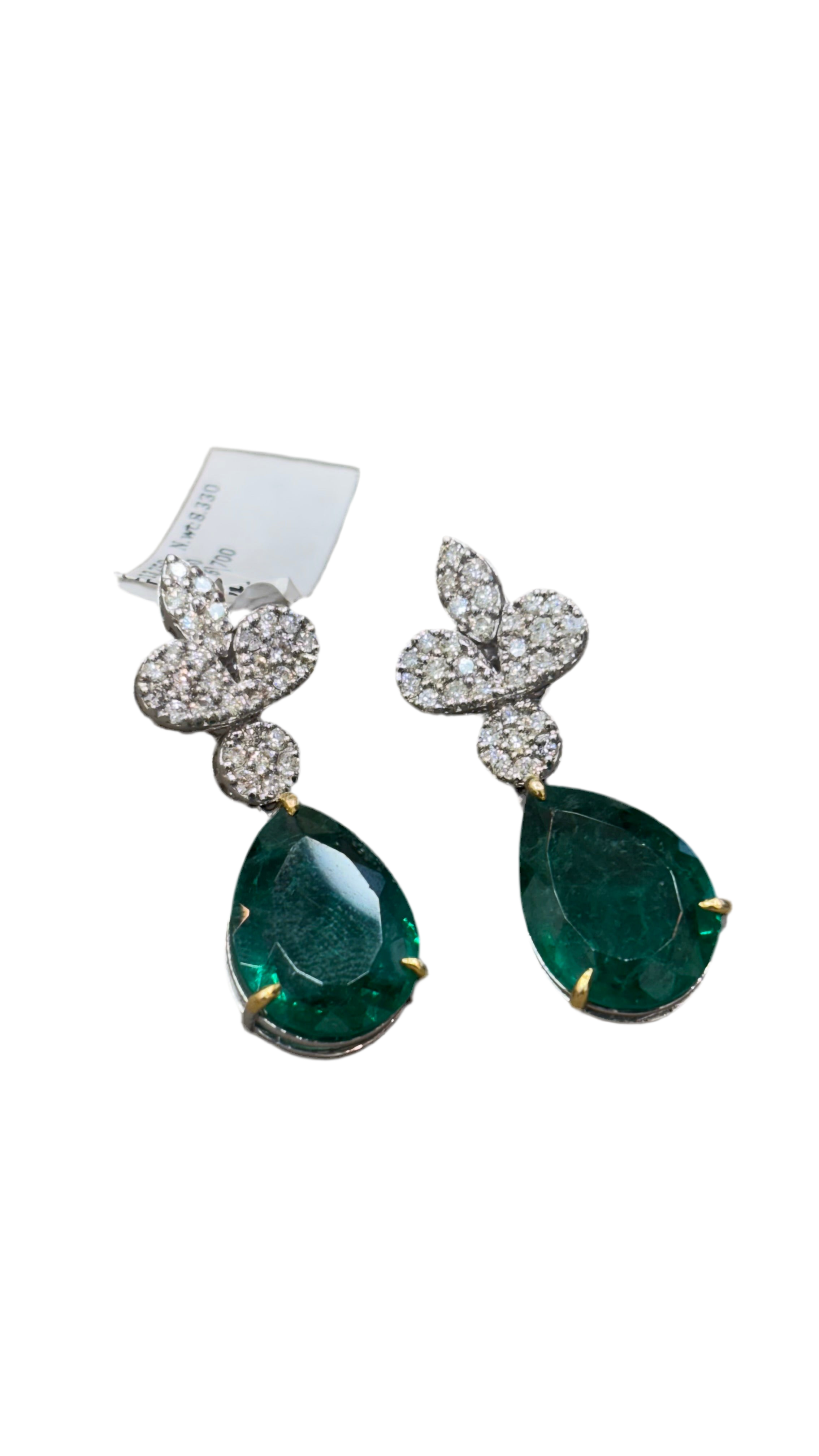 Emerald Drop Earrings