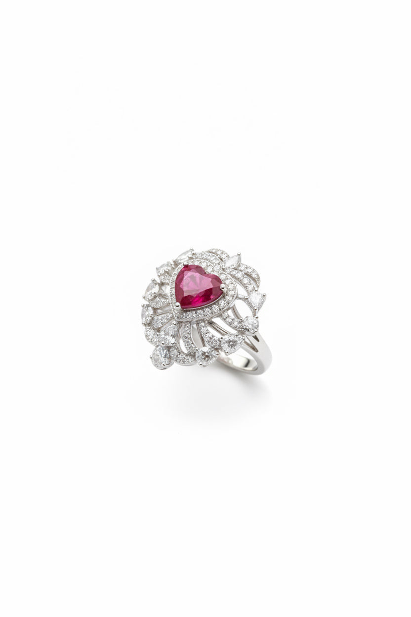 Heart Diamond Ring