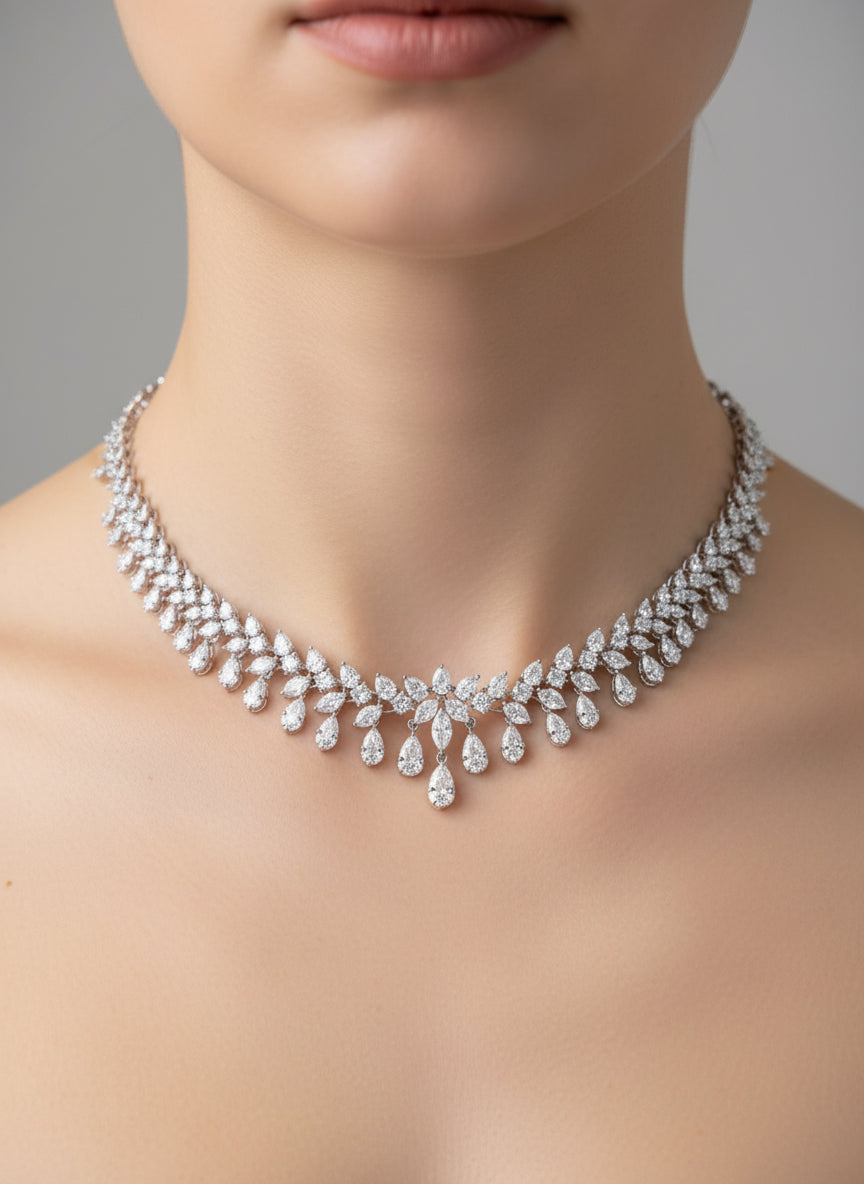 Dewdrop Diamond Choker