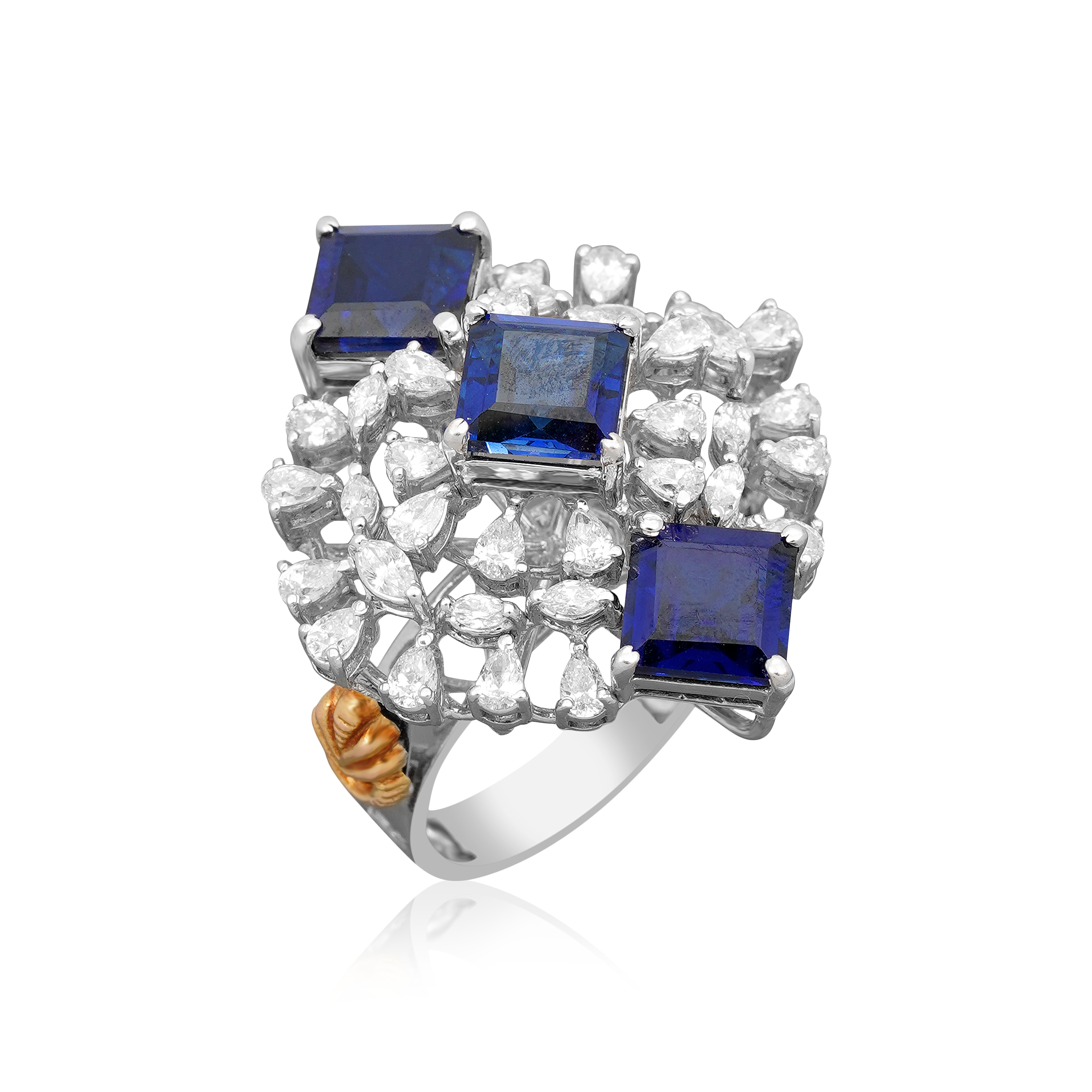 BLUE HORIZON TRIO RING