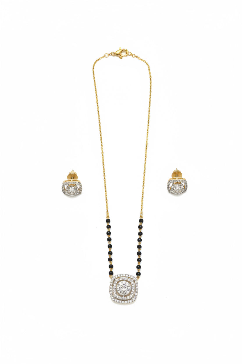 Luna Diamond Pendant Set