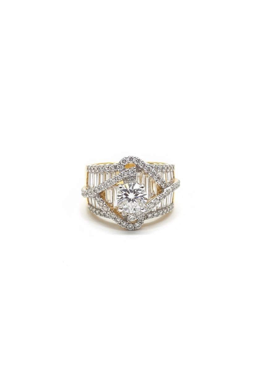 Rosé Glow Diamond Ring