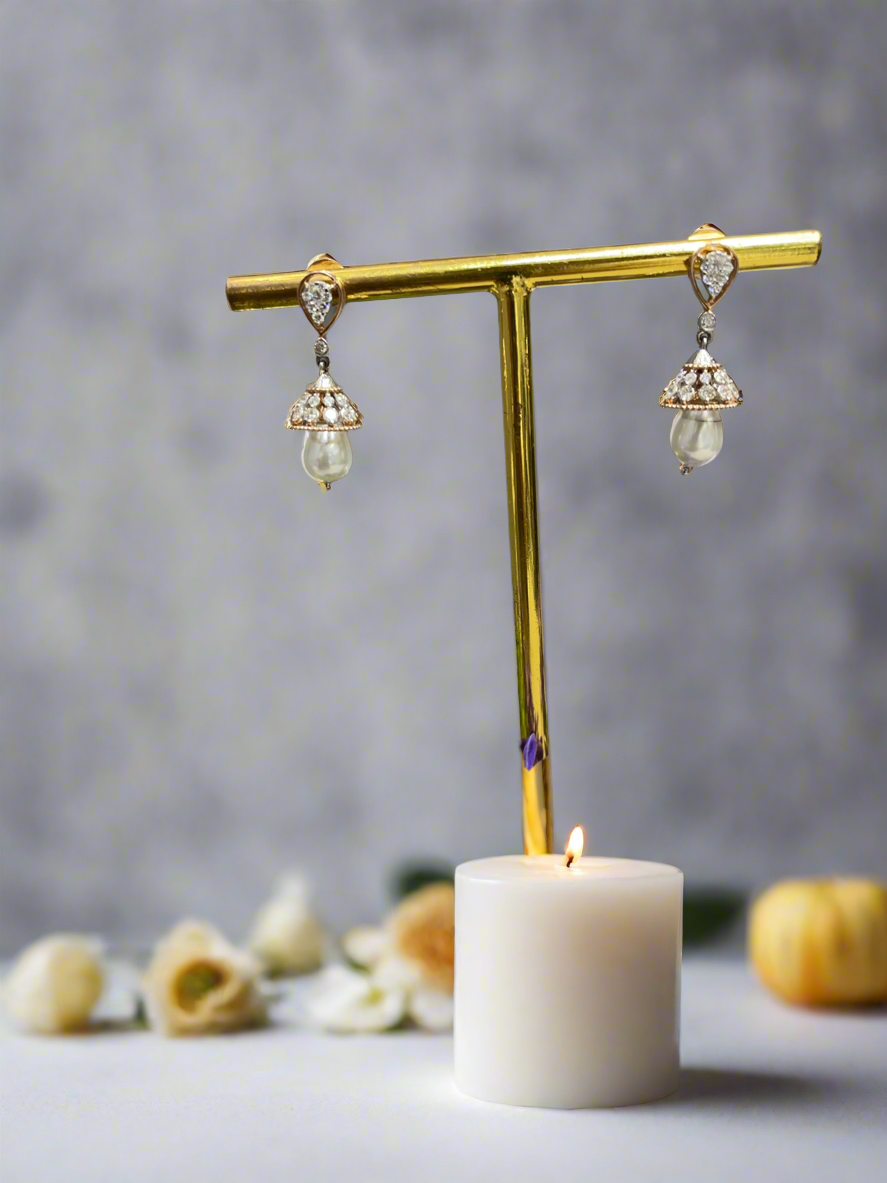 Elegant Pearl Drop Earrings