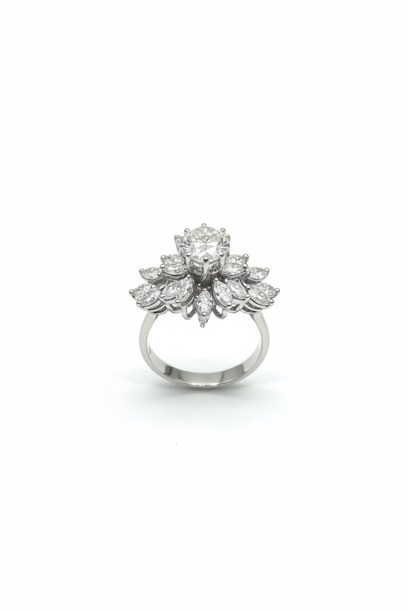 Moonlight Cluster Ring