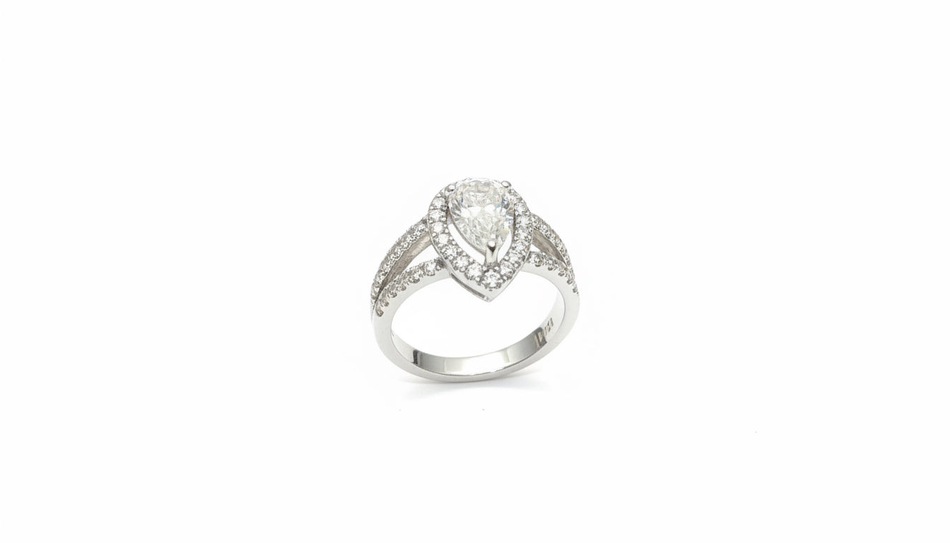 Pear Shape Diamond Ring