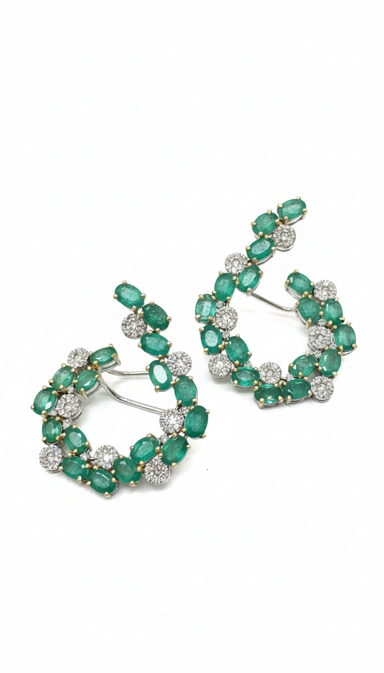 Emerald Embrace Earrings