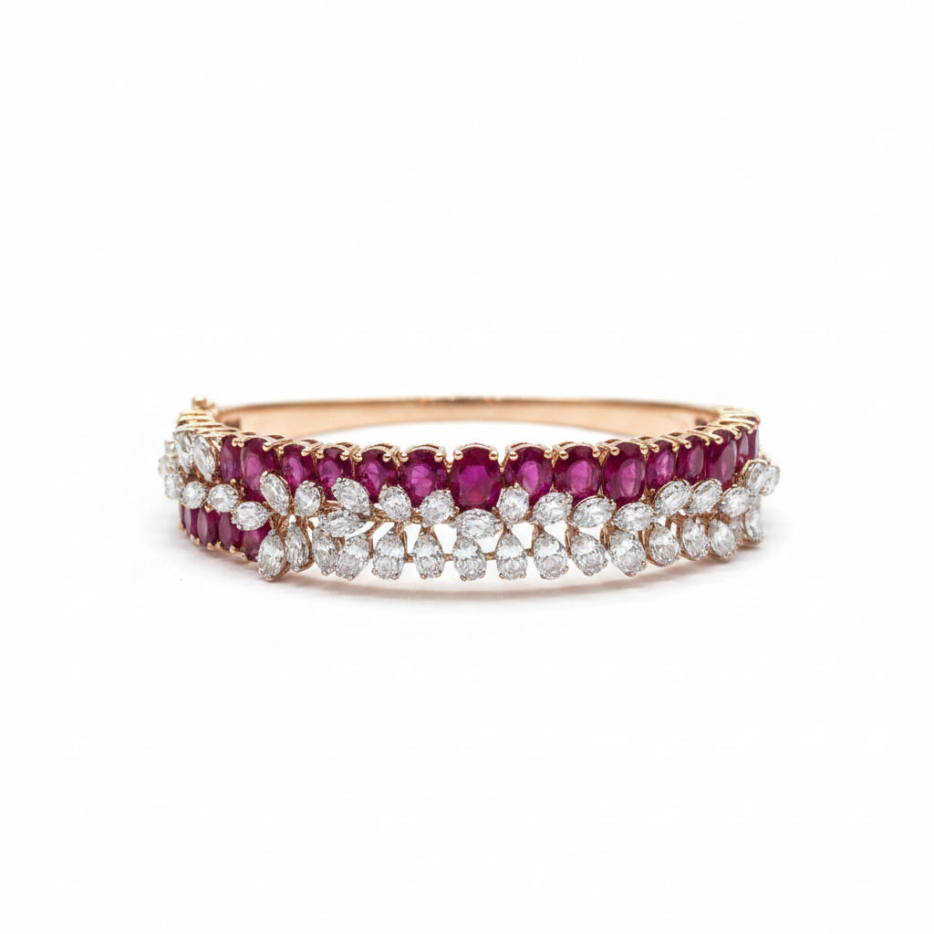 Ruby Bloom Bracelet