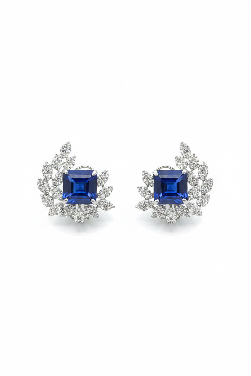 Midnight Sapphire Studs