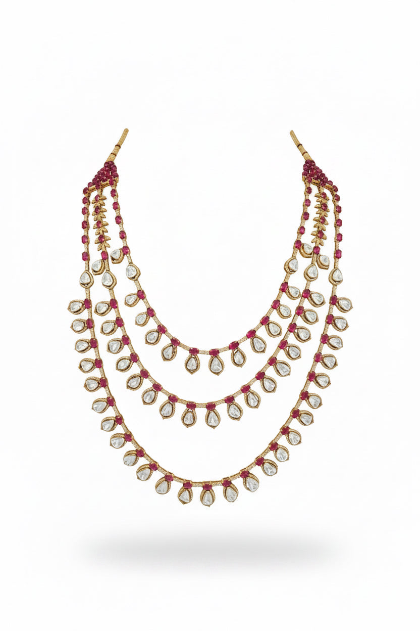 Regal Kundan Polki Set