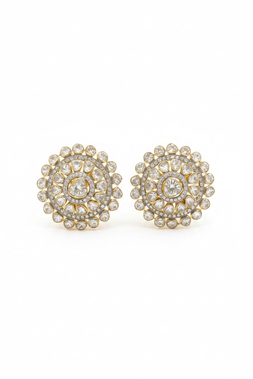 Mist Polki Studs