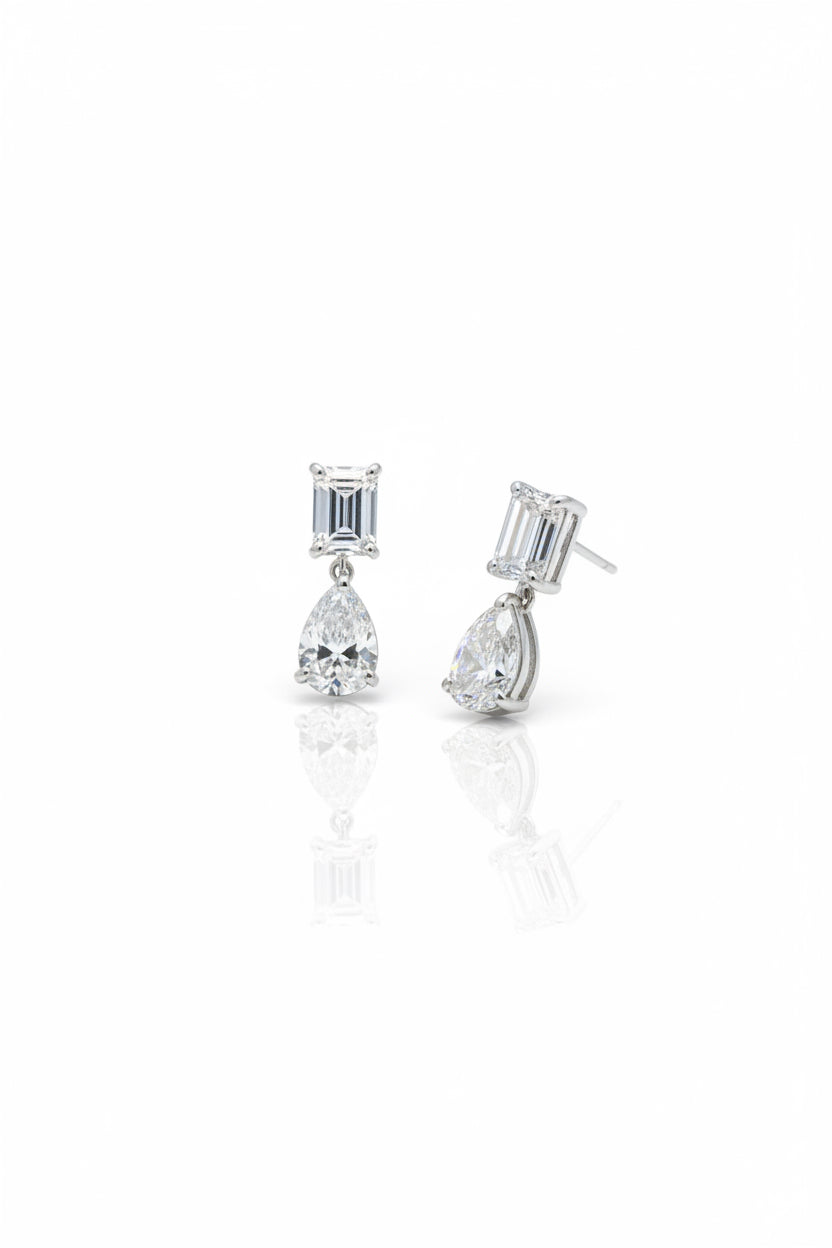 Luna Solitaire Studs