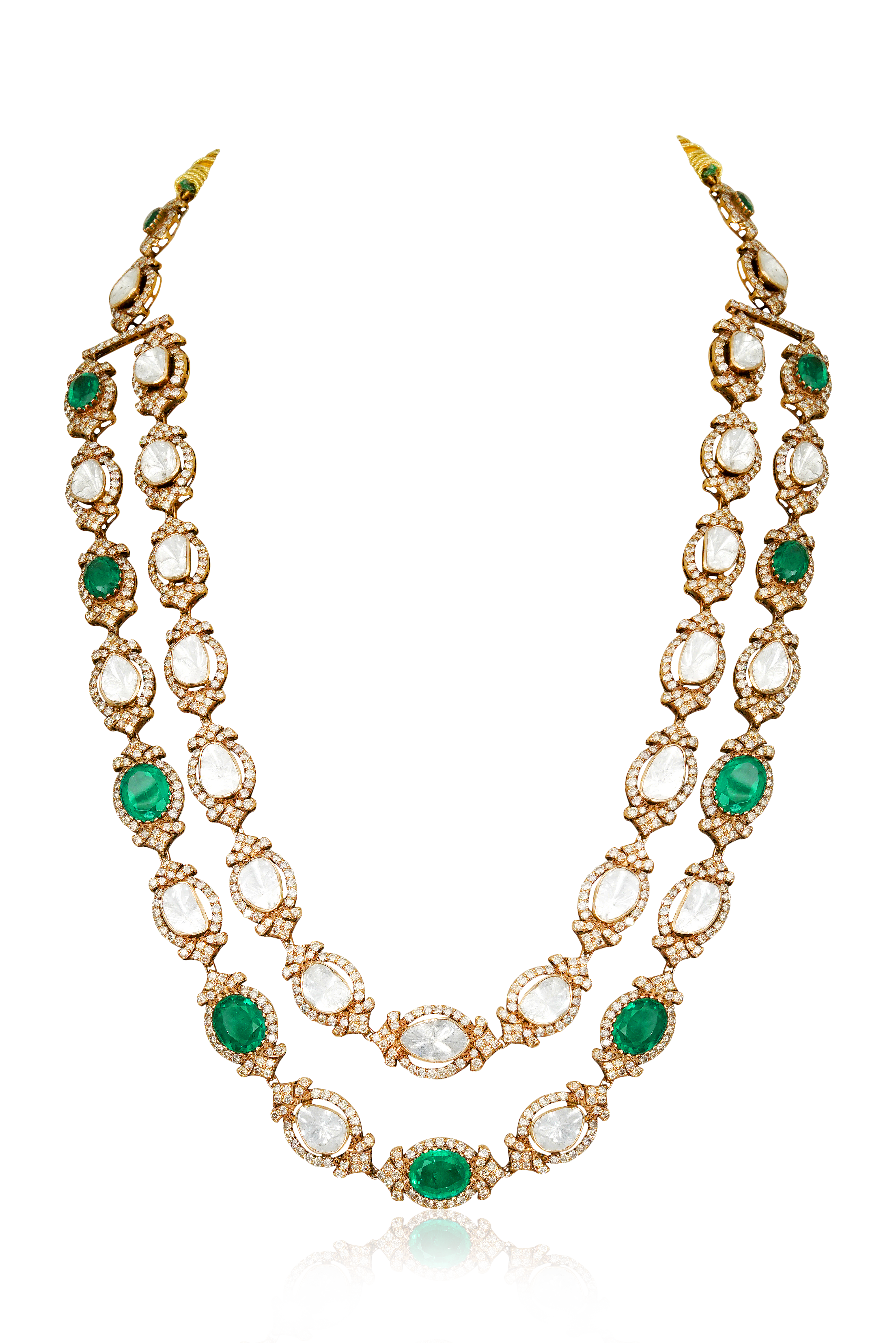 Verdant Visions Polki Necklace