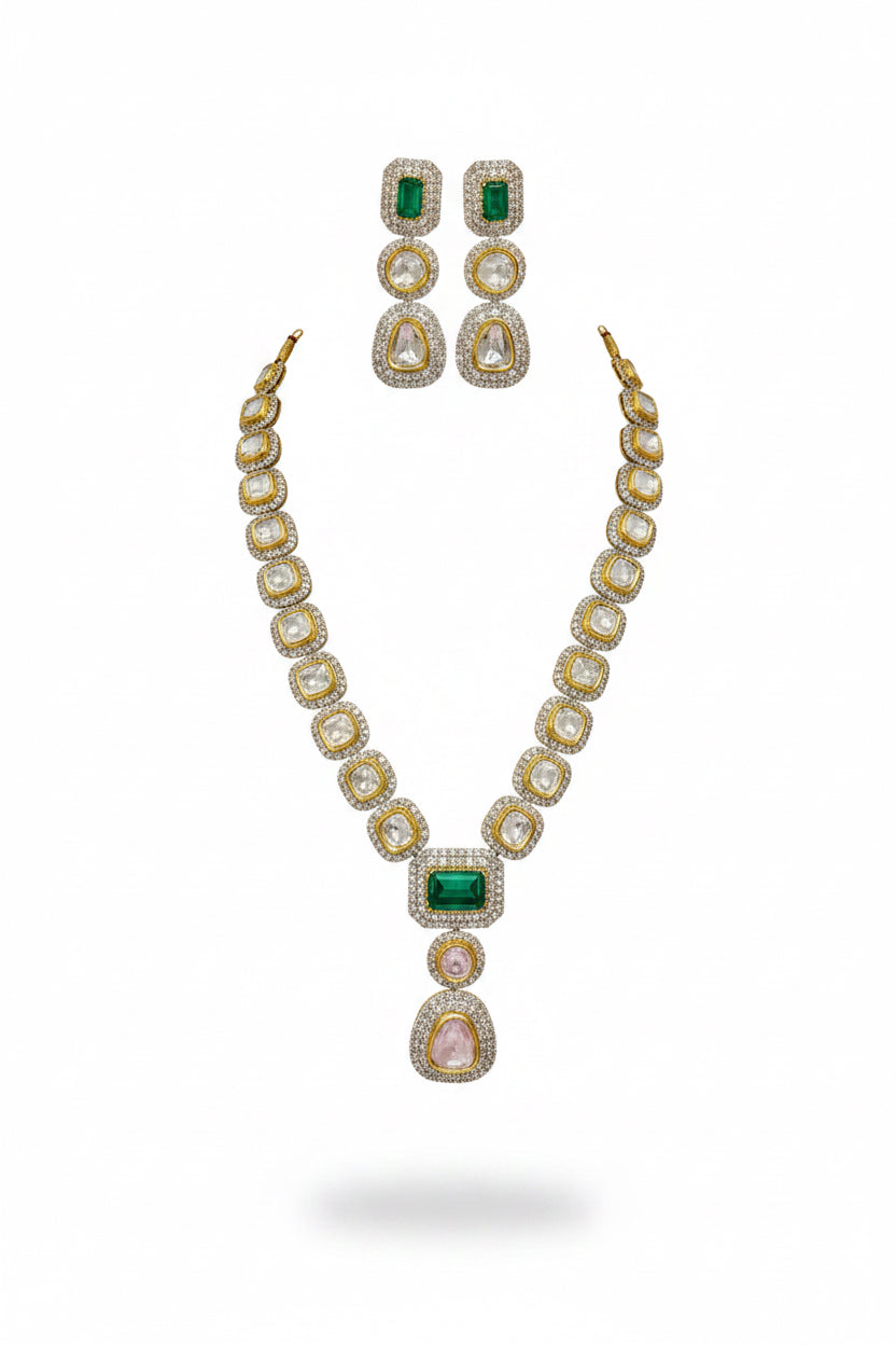 Heritage Polki Necklace Set