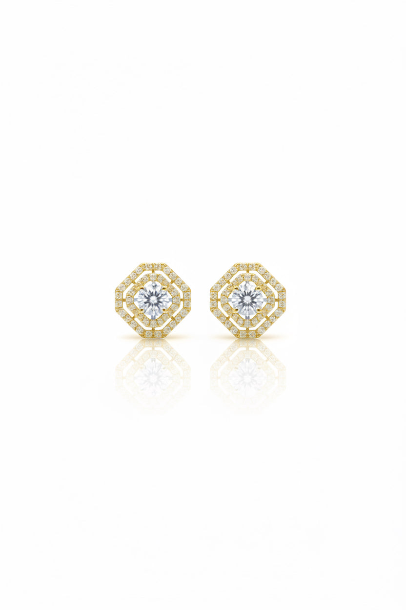 Crystal Halo Studs