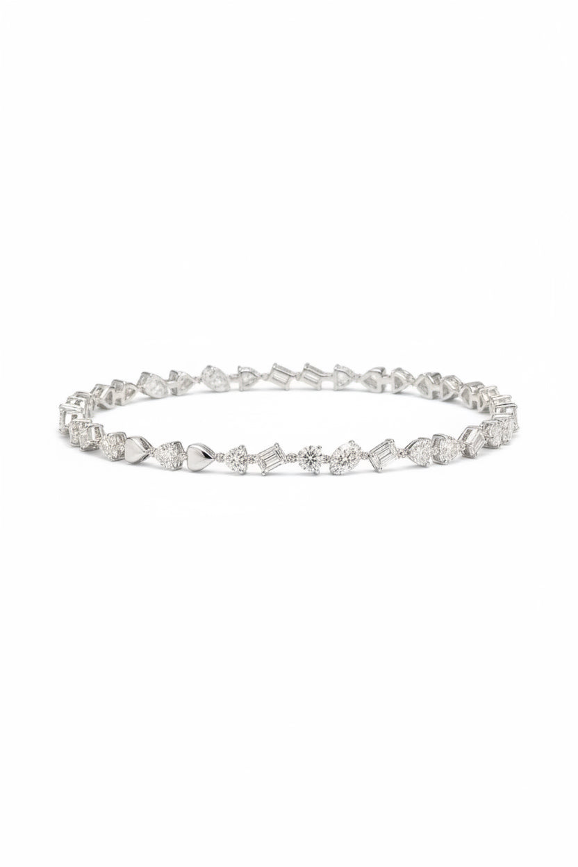 Floral Vine Diamond Bracelet