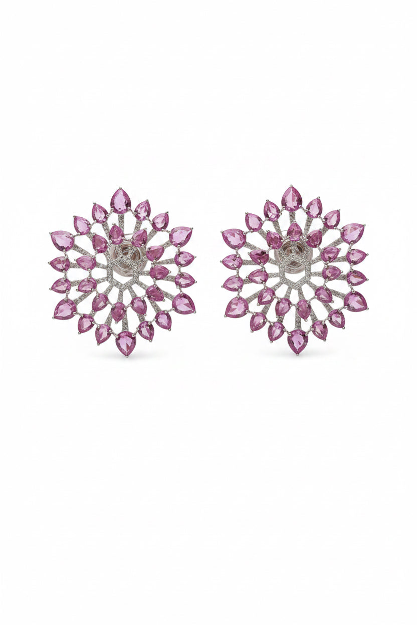 Rose cut studs