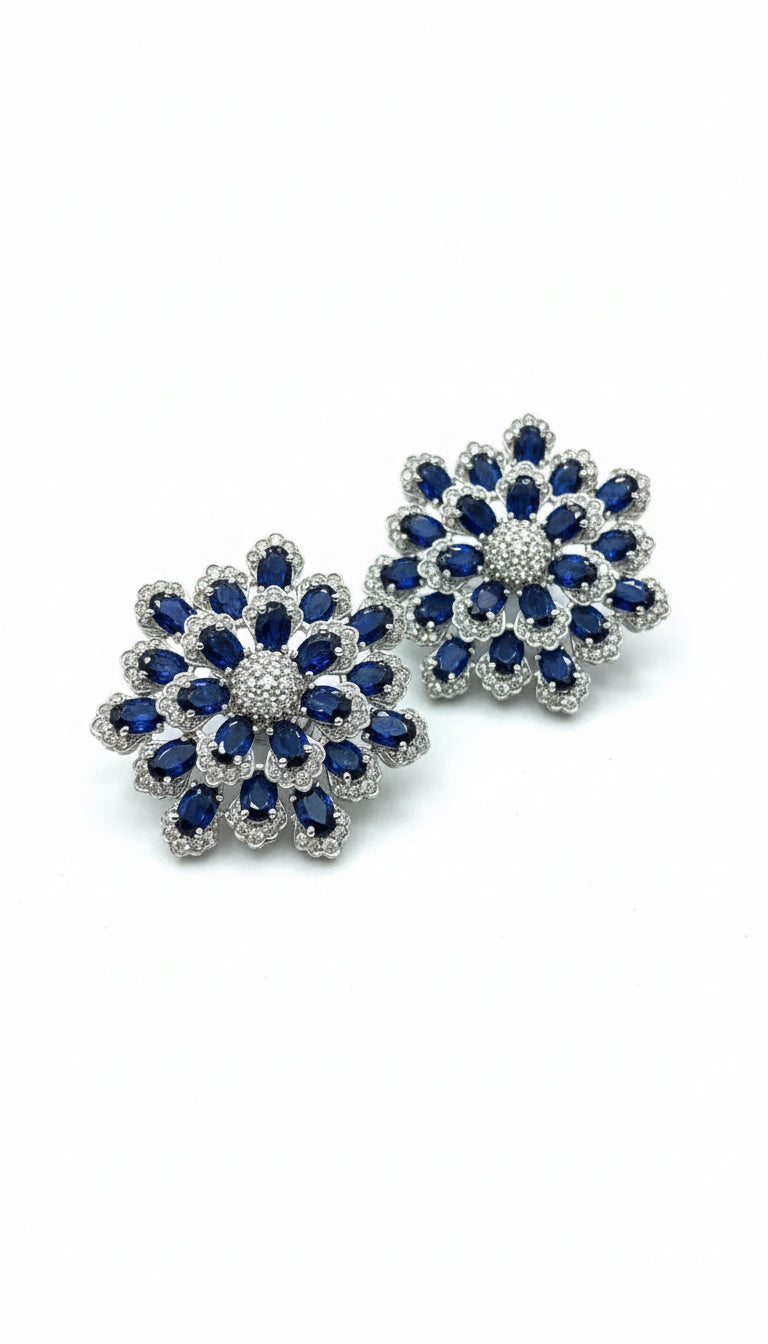 Midnight Bloom Studs