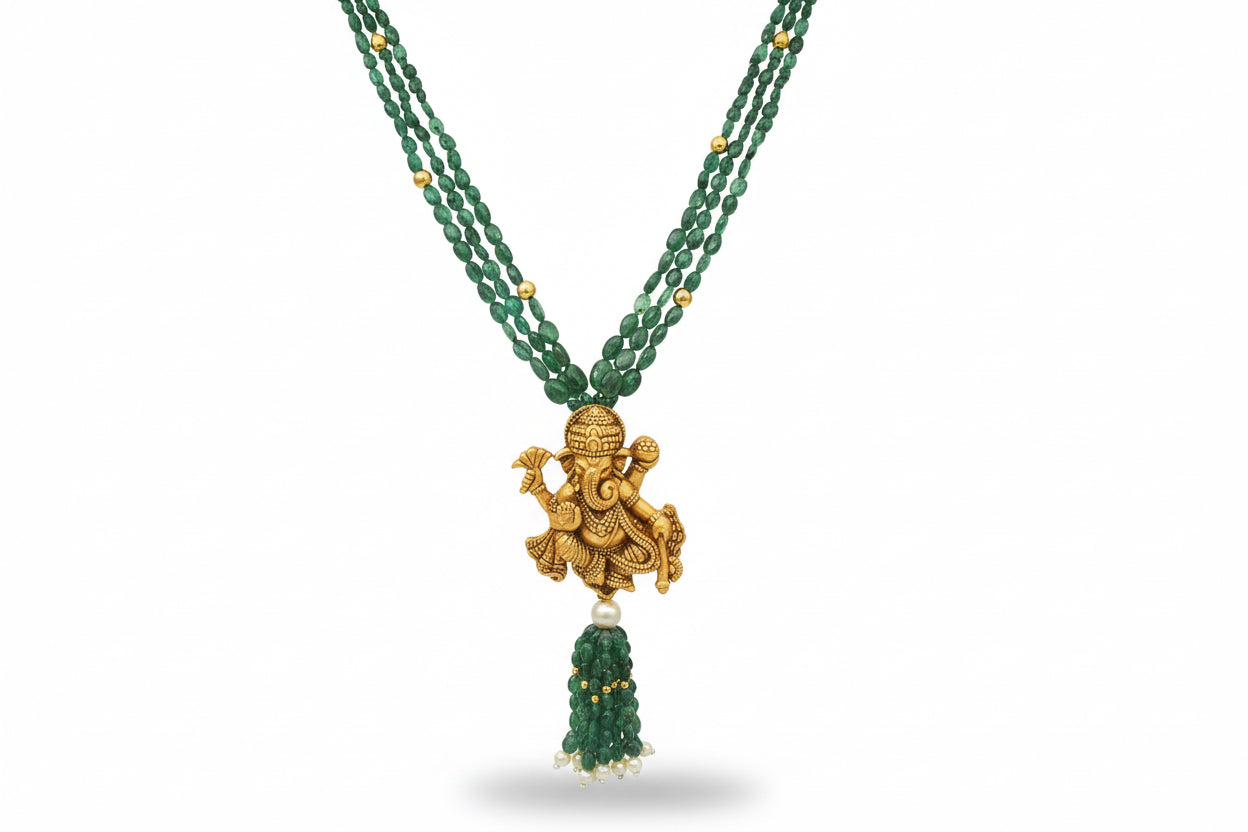 Shree Ganesha Temple Necklace