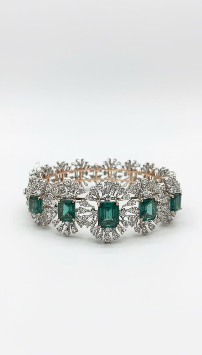 Emerald Élan Diamond bracelet