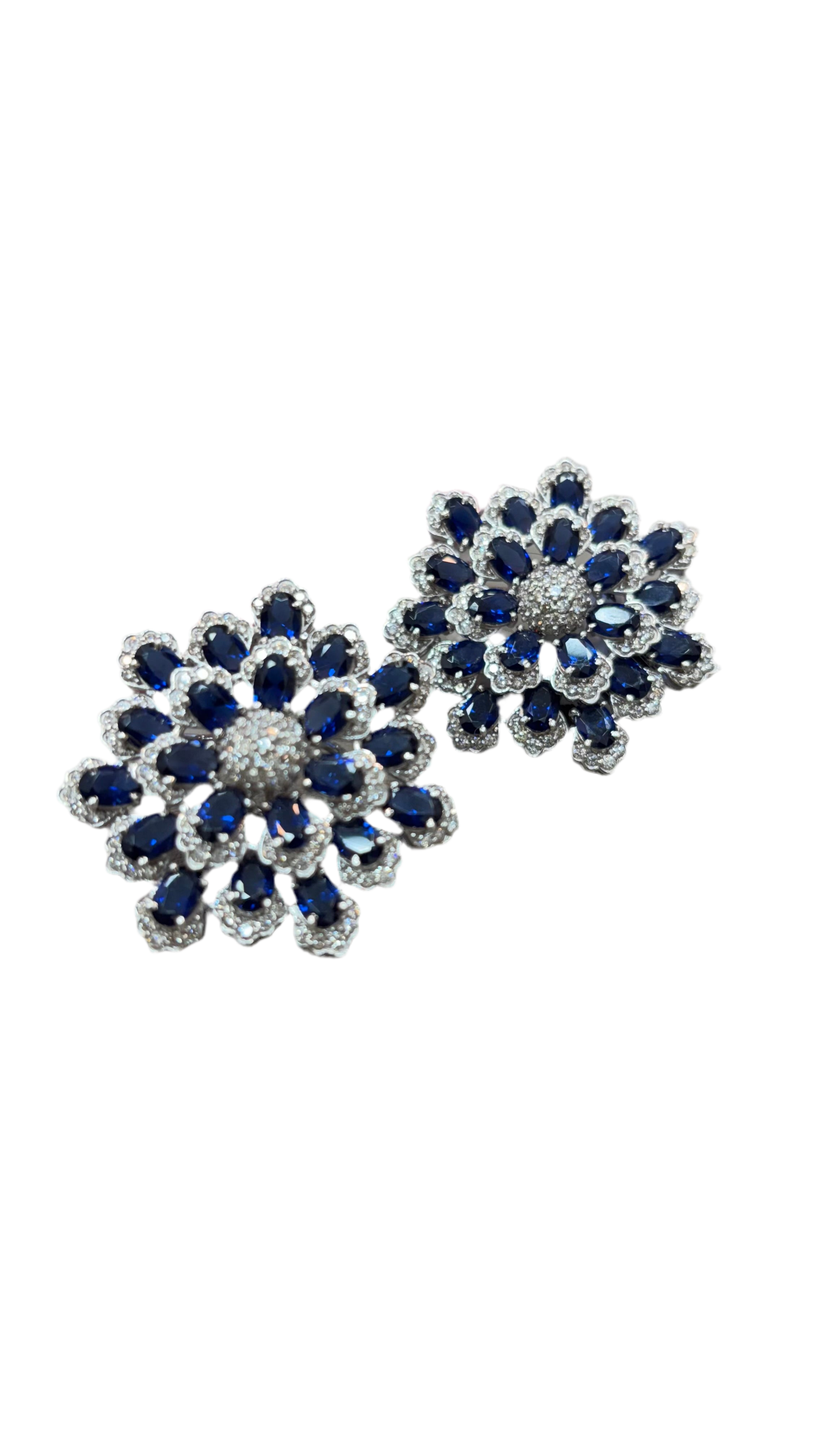 Midnight Bloom Studs