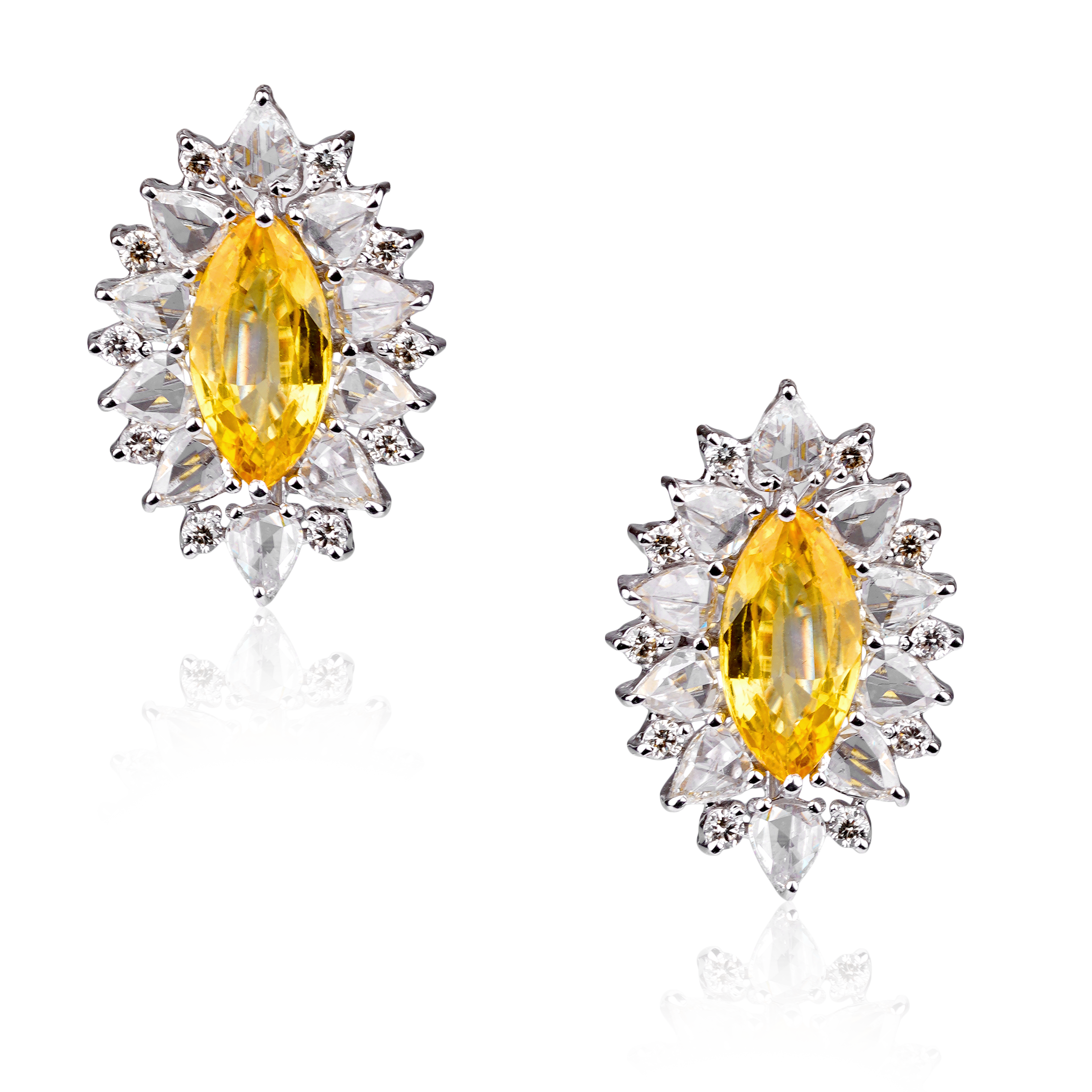 Radiant Sunburst Drop Earrings