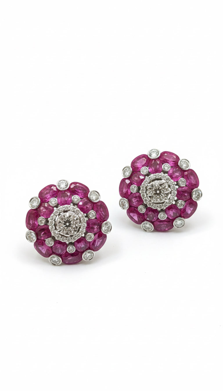 Ruby studs