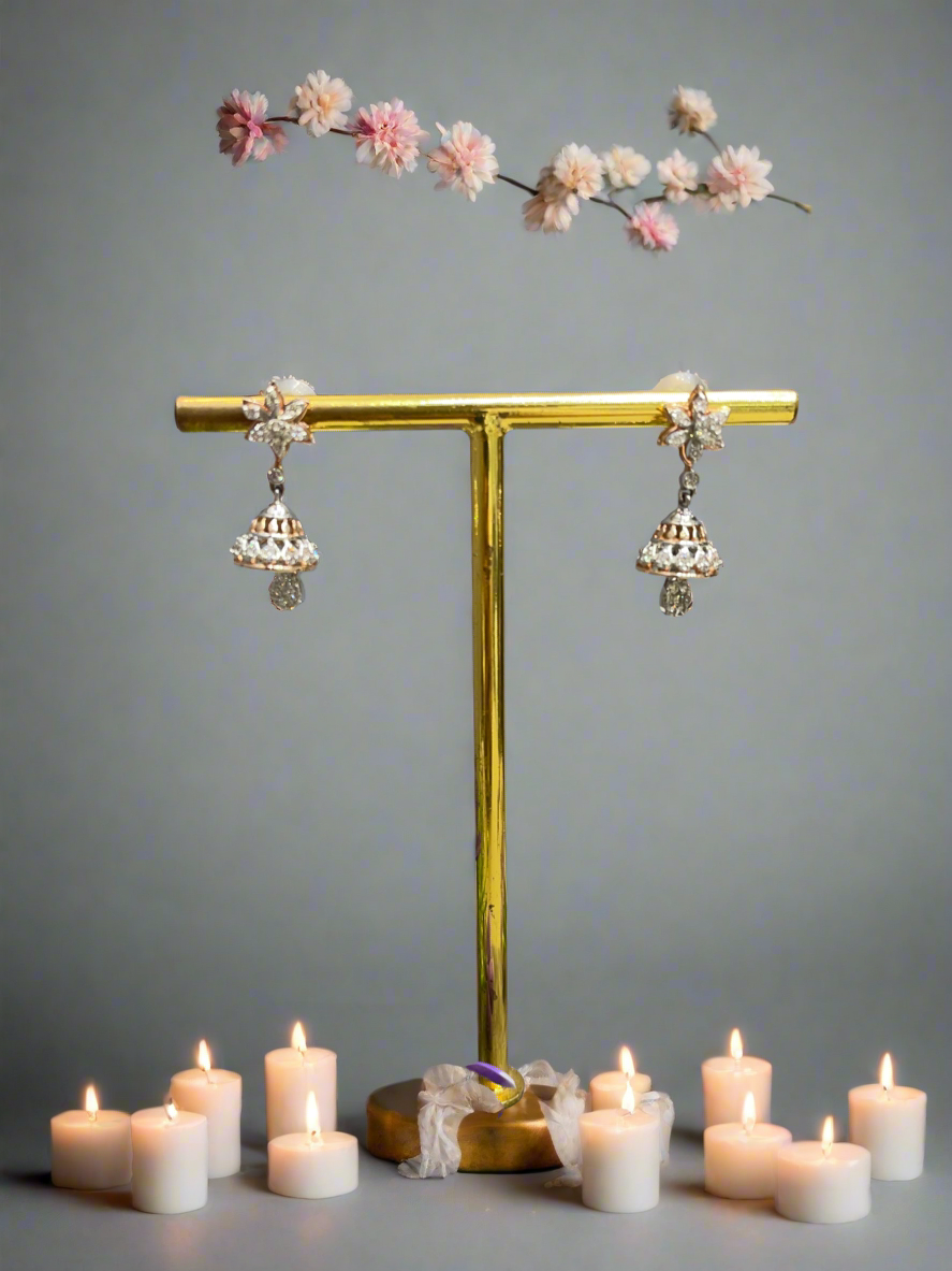 Crystal Bell Drop Earrings