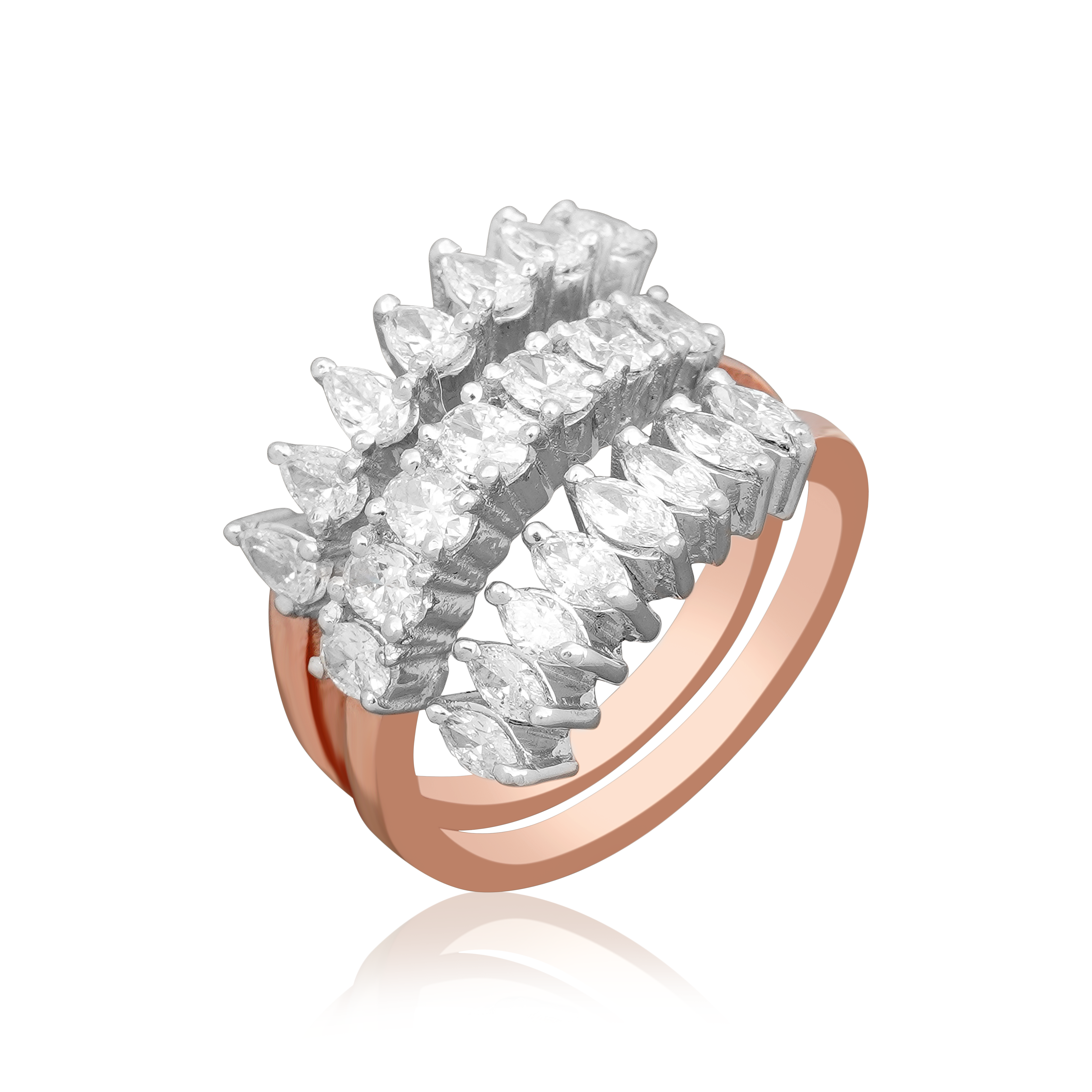 Triad Rosegold Diamond ring