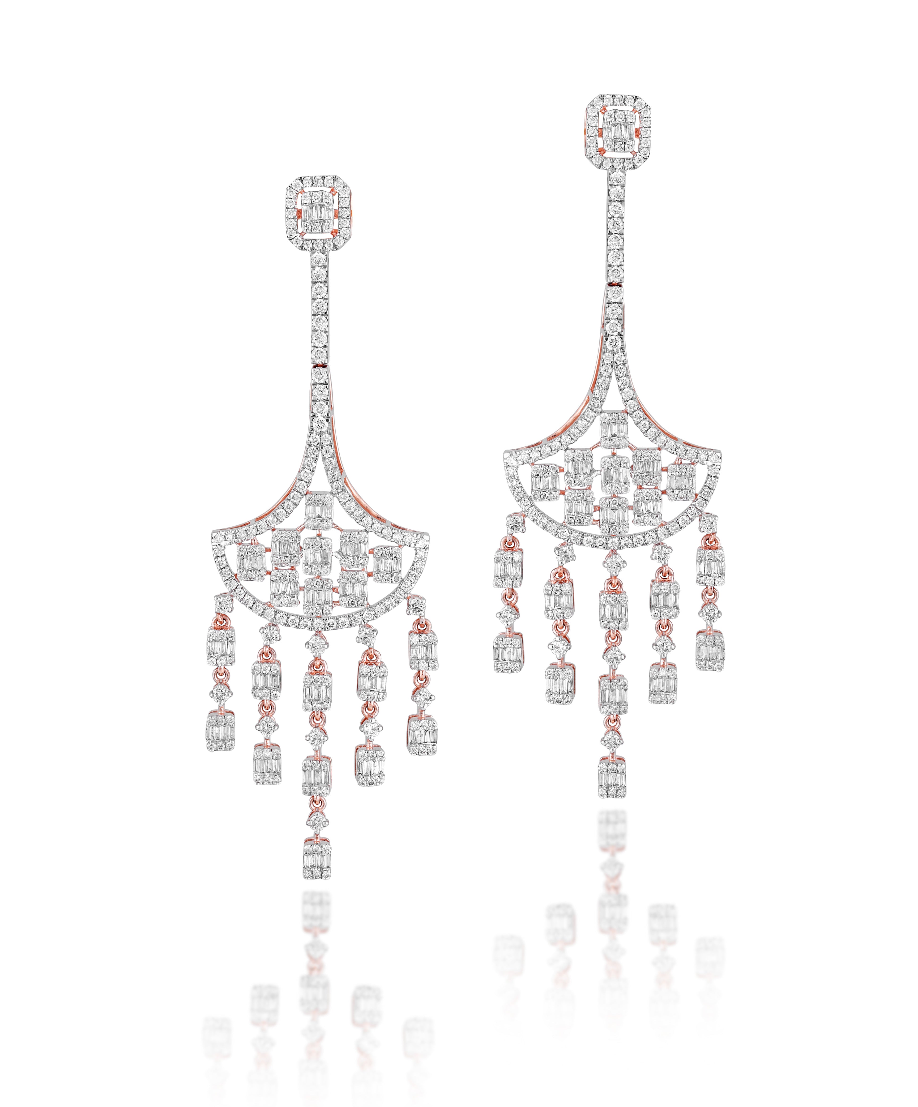 Chandelier Diamond Earrings