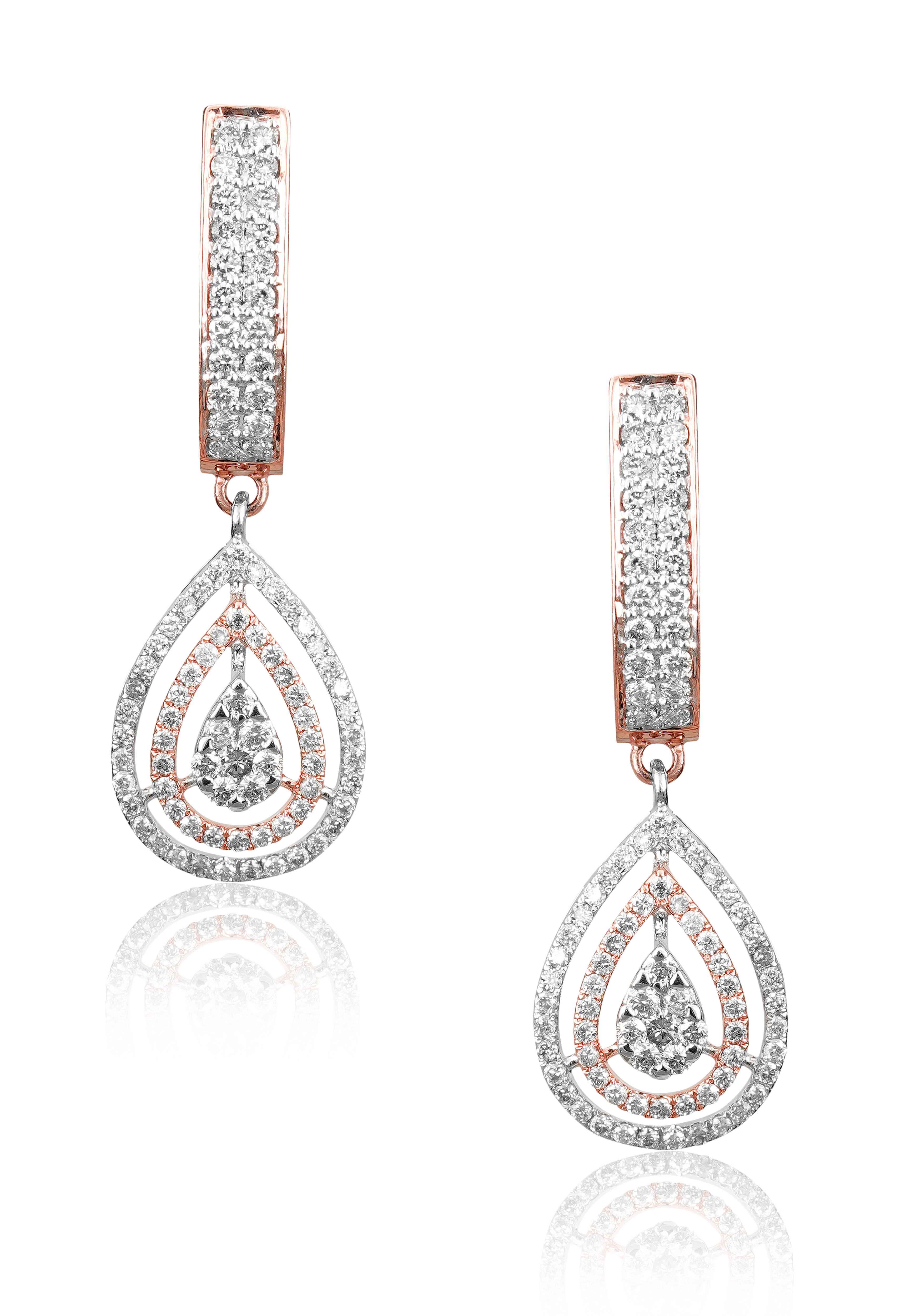 Luna diamond earrings