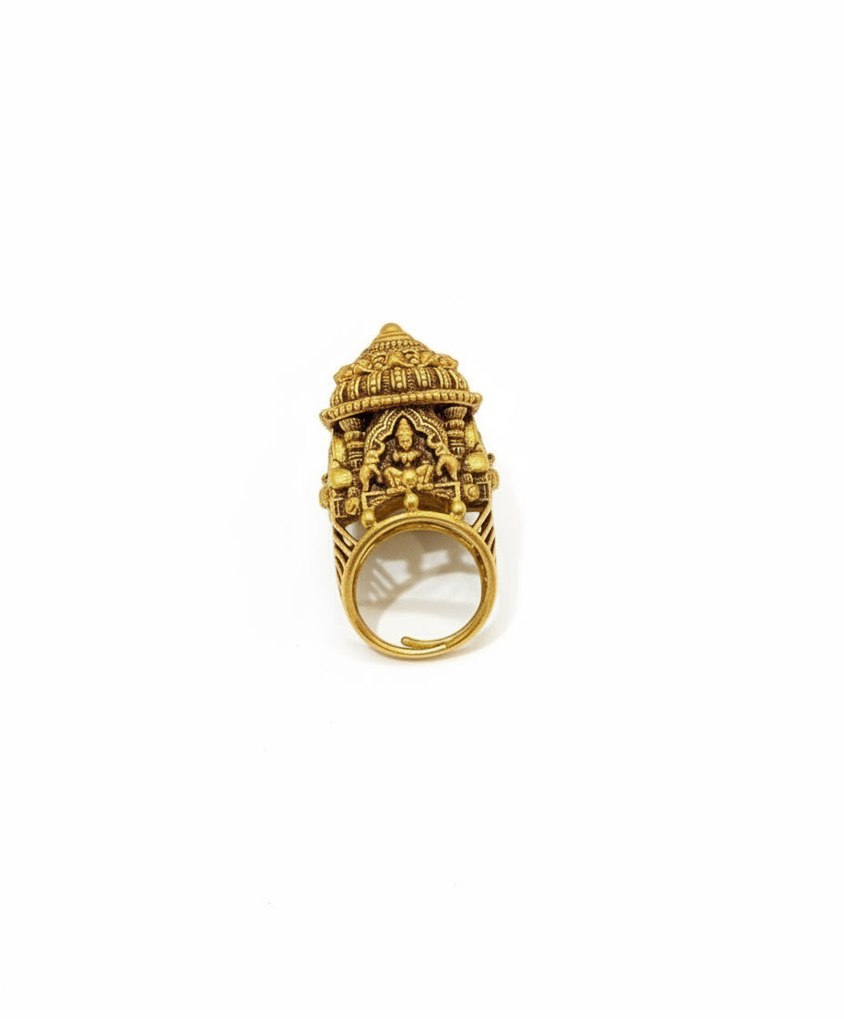 Temple Ganesha Heritage Gold Ring