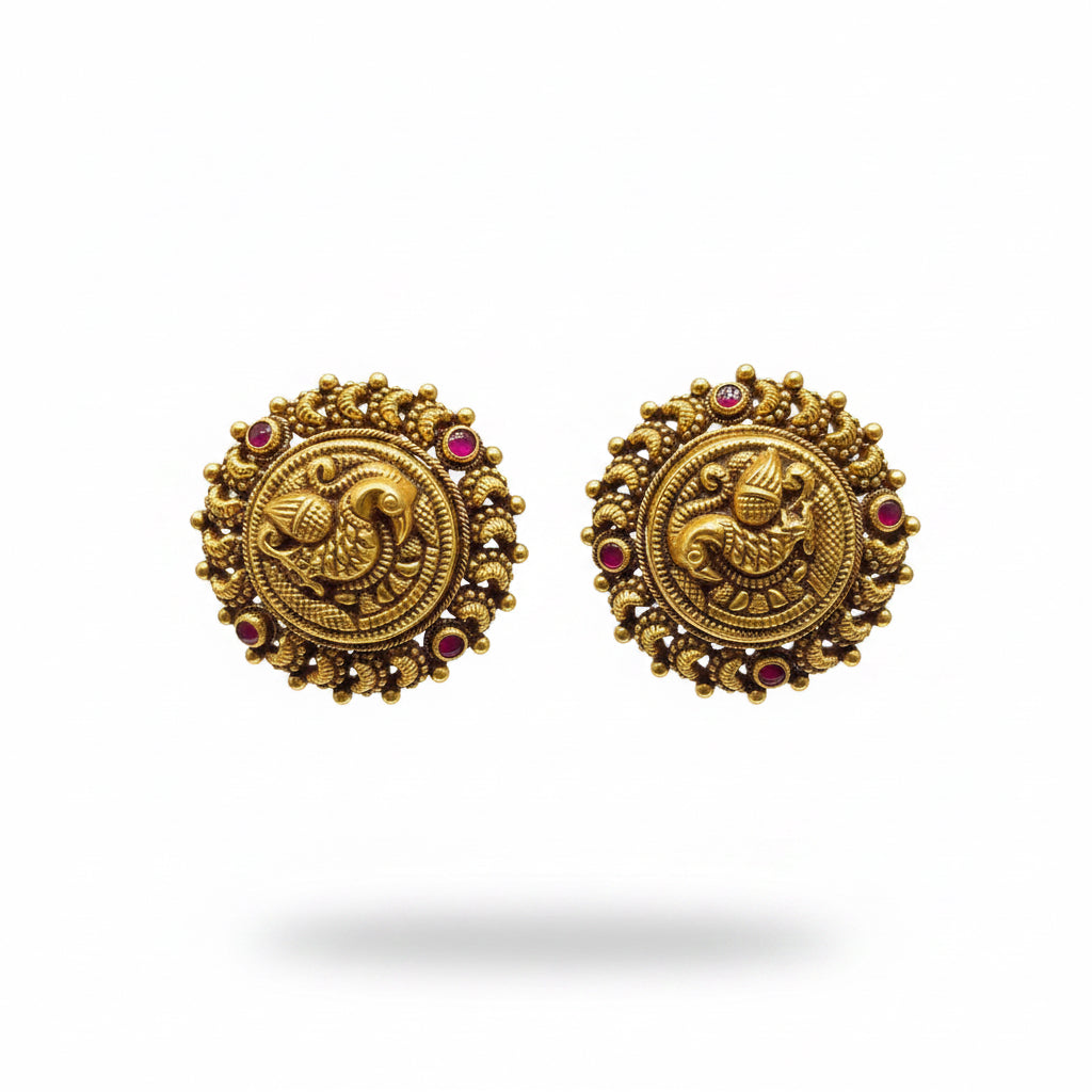 Temple Peacock Stud
